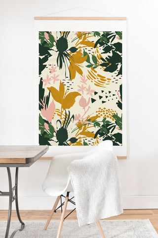 Marta Barragan Camarasa Art nature brushstrokes I Art Print And Hanger