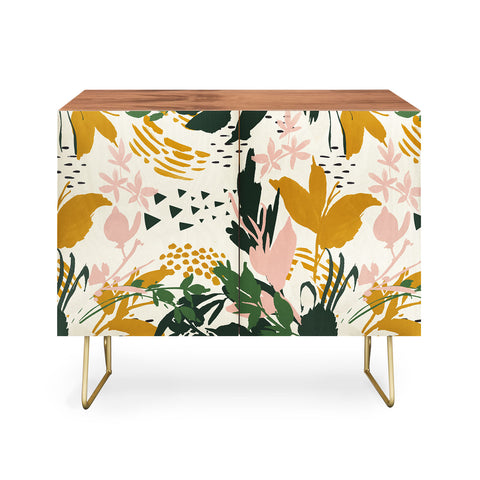 Marta Barragan Camarasa Art nature brushstrokes I Credenza