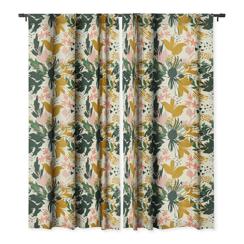 Marta Barragan Camarasa Art nature brushstrokes I Blackout Window Curtain