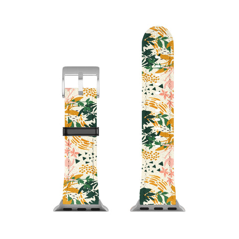 Marta Barragan Camarasa Art nature brushstrokes I Apple Watch Band