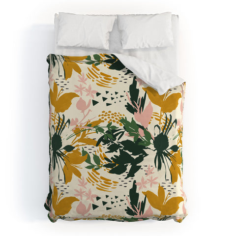 Marta Barragan Camarasa Art nature brushstrokes I Duvet Cover