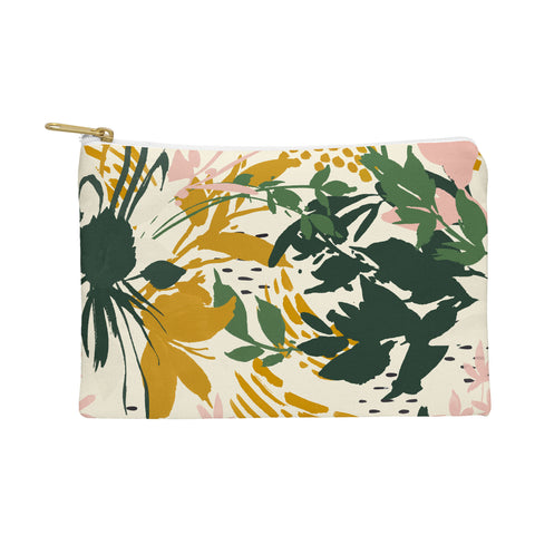 Marta Barragan Camarasa Art nature brushstrokes I Pouch