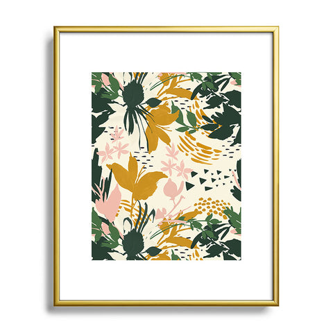 Marta Barragan Camarasa Art nature brushstrokes I Metal Framed Art Print