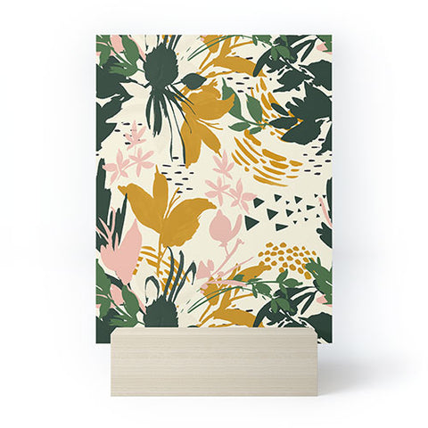 Marta Barragan Camarasa Art nature brushstrokes I Mini Art Print