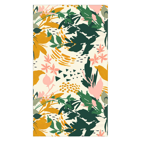 Marta Barragan Camarasa Art nature brushstrokes I Tablecloth