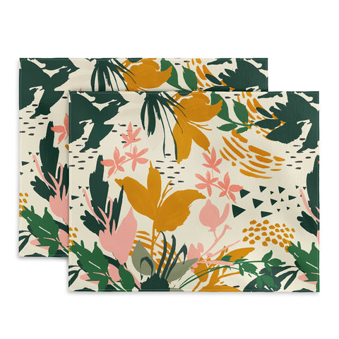 Marta Barragan Camarasa Art nature brushstrokes I Placemat