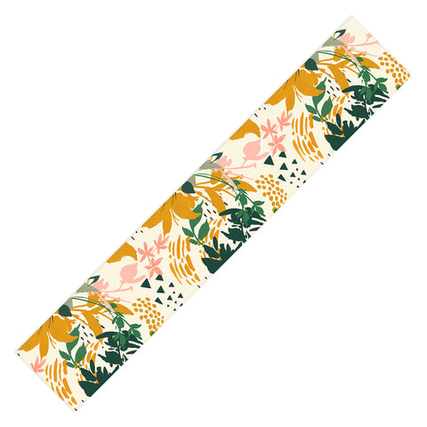 Marta Barragan Camarasa Art nature brushstrokes I Table Runner