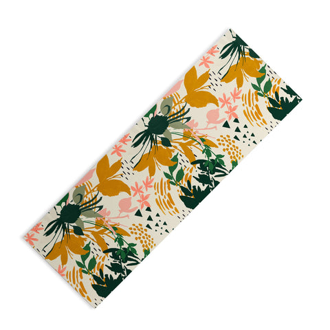 Marta Barragan Camarasa Art nature brushstrokes I Yoga Mat