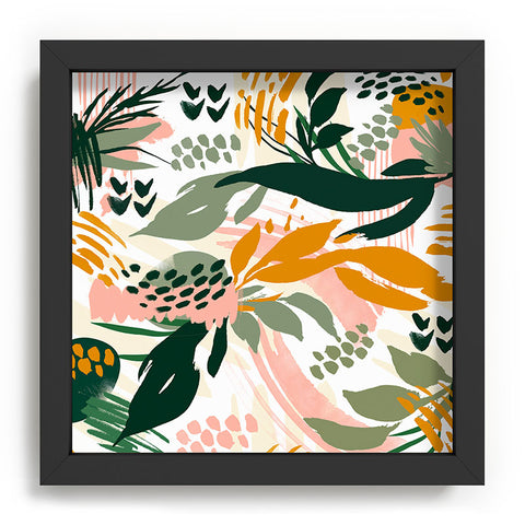 Marta Barragan Camarasa Art nature brushstrokes II Recessed Framing Square