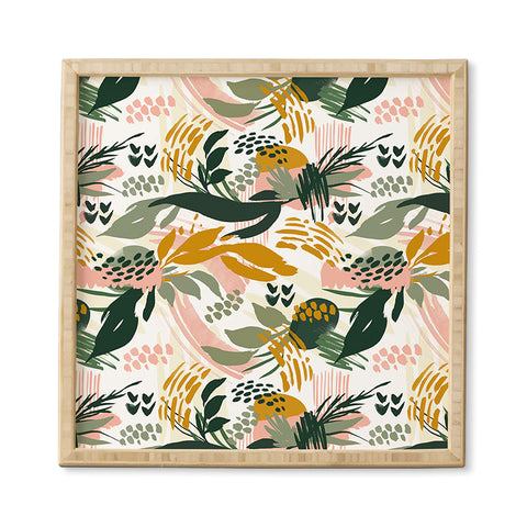 Marta Barragan Camarasa Art nature brushstrokes II Framed Wall Art