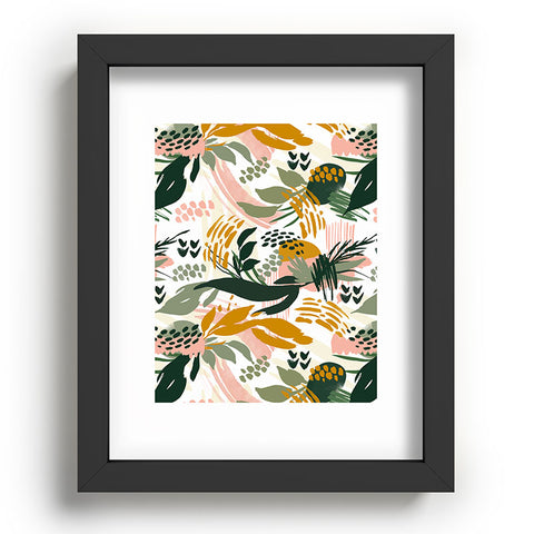 Marta Barragan Camarasa Art nature brushstrokes II Recessed Framing Rectangle