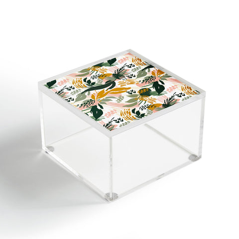 Marta Barragan Camarasa Art nature brushstrokes II Acrylic Box