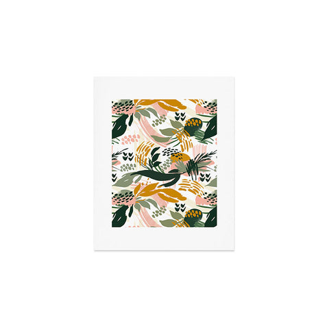 Marta Barragan Camarasa Art nature brushstrokes II Art Print