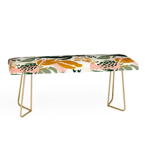 Marta Barragan Camarasa Art nature brushstrokes II Bench