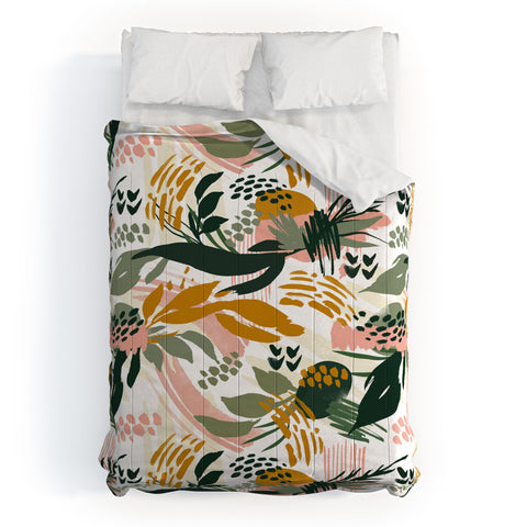 Marta Barragan Camarasa Art nature brushstrokes II Comforter