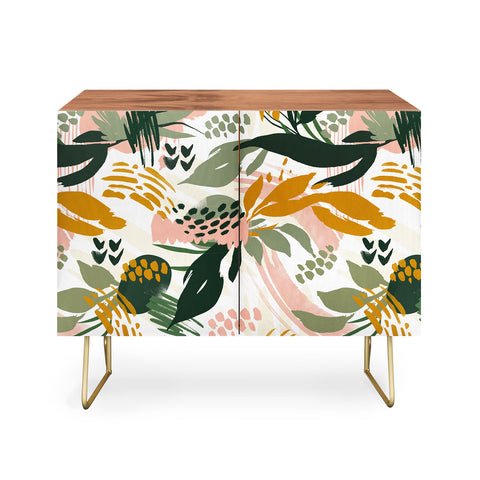 Marta Barragan Camarasa Art nature brushstrokes II Credenza