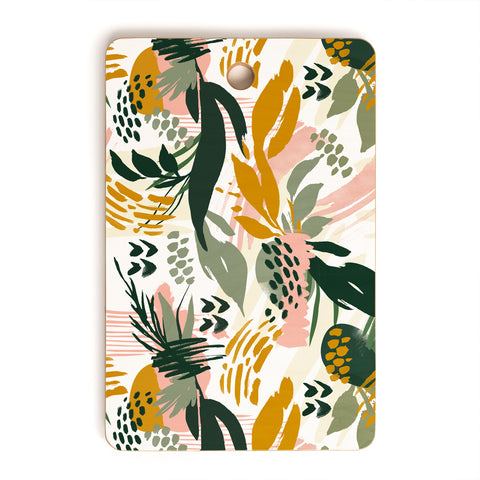 Marta Barragan Camarasa Art nature brushstrokes II Cutting Board Rectangle