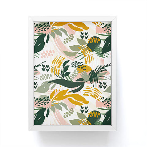 Marta Barragan Camarasa Art nature brushstrokes II Framed Mini Art Print