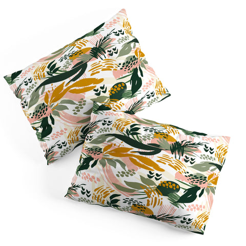 Marta Barragan Camarasa Art nature brushstrokes II Pillow Shams