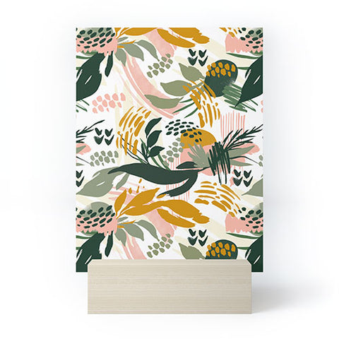 Marta Barragan Camarasa Art nature brushstrokes II Mini Art Print