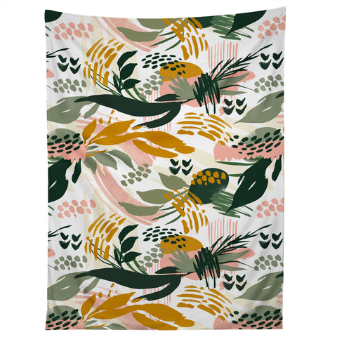 Marta Barragan Camarasa Art nature brushstrokes II Tapestry