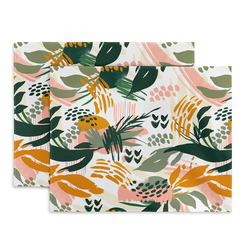 Marta Barragan Camarasa Art nature brushstrokes II Placemat