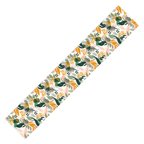 Marta Barragan Camarasa Art nature brushstrokes II Table Runner