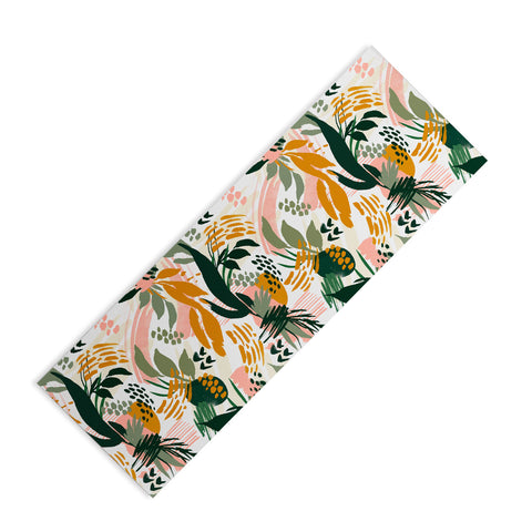 Marta Barragan Camarasa Art nature brushstrokes II Yoga Mat