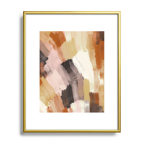 Marta Barragan Camarasa Artistic stroke brush 227 Metal Framed Art Print