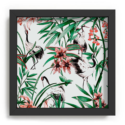 Marta Barragan Camarasa Asian birds in nature Recessed Framing Square