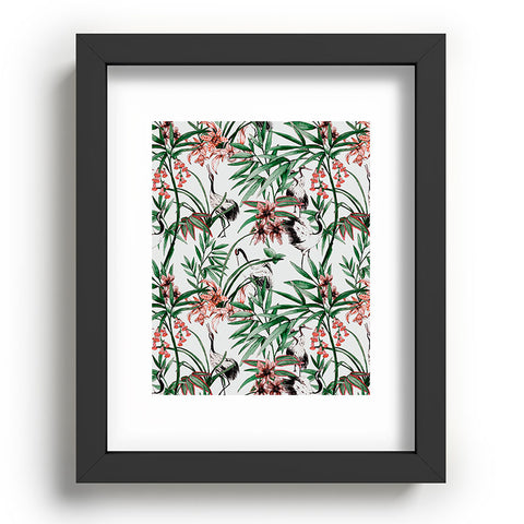 Marta Barragan Camarasa Asian birds in nature Recessed Framing Rectangle