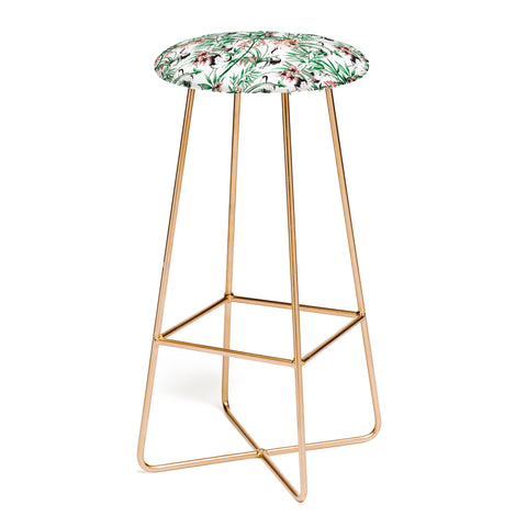 Marta Barragan Camarasa Asian birds in nature Bar Stool
