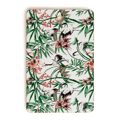 Marta Barragan Camarasa Asian birds in nature Cutting Board Rectangle