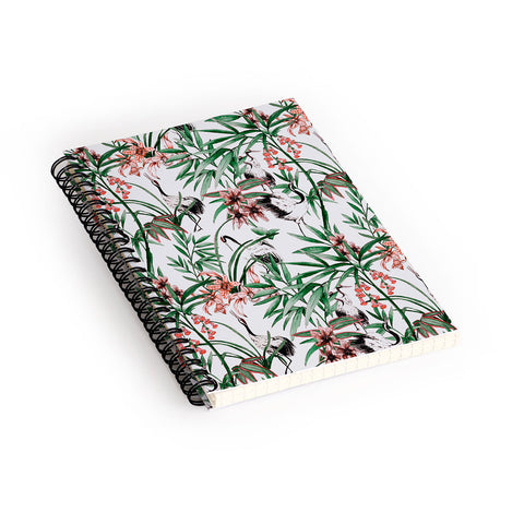Marta Barragan Camarasa Asian birds in nature Spiral Notebook