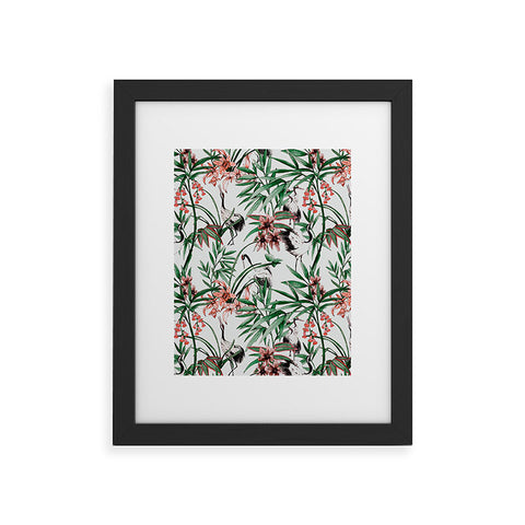 Marta Barragan Camarasa Asian birds in nature Framed Art Print