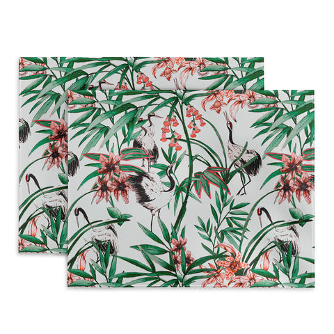 Marta Barragan Camarasa Asian birds in nature Placemat