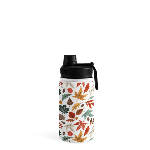 Marta Barragan Camarasa Autumn leaves fall II Water Bottle