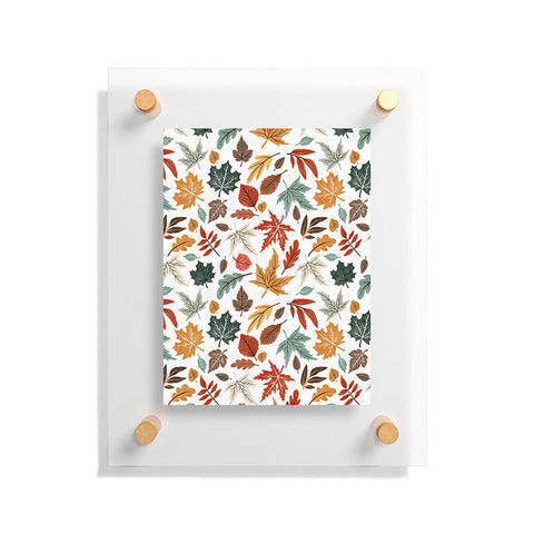 Marta Barragan Camarasa Autumn leaves fall II Floating Acrylic Print