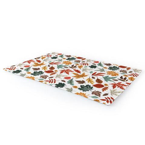 Marta Barragan Camarasa Autumn leaves fall II Area Rug
