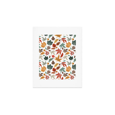 Marta Barragan Camarasa Autumn leaves fall II Art Print