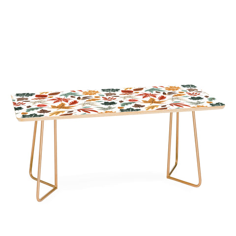 Marta Barragan Camarasa Autumn leaves fall II Coffee Table