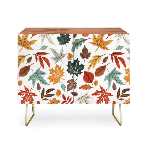 Marta Barragan Camarasa Autumn leaves fall II Credenza
