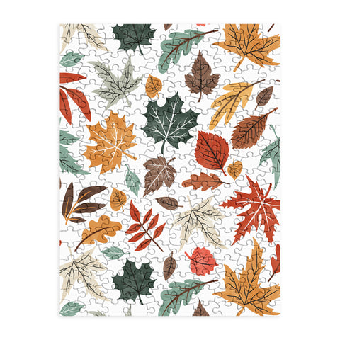 Marta Barragan Camarasa Autumn leaves fall II Puzzle