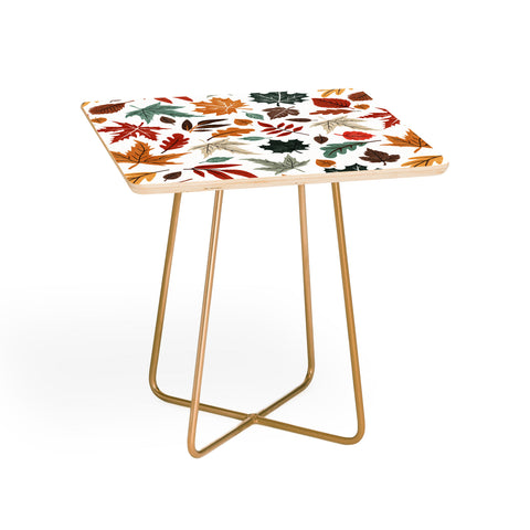 Marta Barragan Camarasa Autumn leaves fall II Side Table