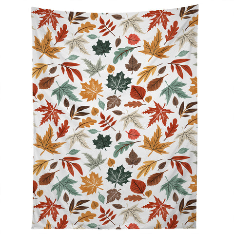 Marta Barragan Camarasa Autumn leaves fall II Tapestry