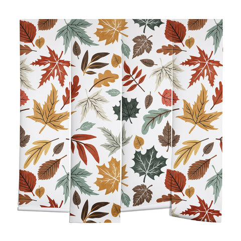 Marta Barragan Camarasa Autumn leaves fall II Wall Mural