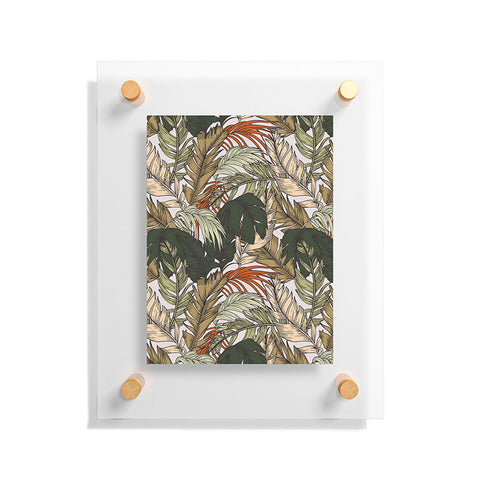 Marta Barragan Camarasa Autumn palm leaves 07 Floating Acrylic Print