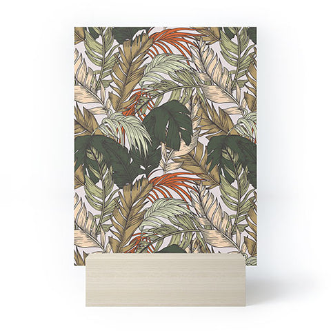Marta Barragan Camarasa Autumn palm leaves 07 Mini Art Print