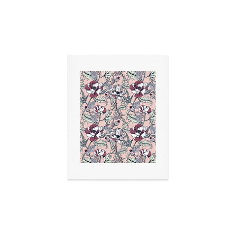 Marta Barragan Camarasa Autumnal flowering of poppies Art Print