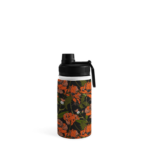 Marta Barragan Camarasa Autumnal flowering of poppies I Water Bottle